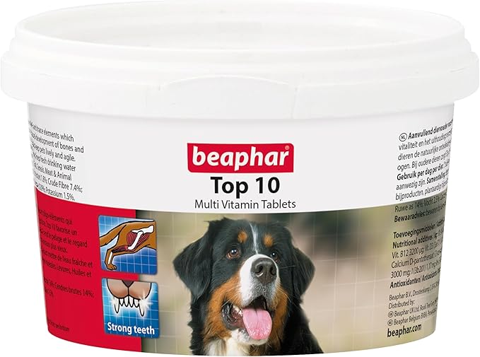 Beaphar Top 10 Dog Multi-vitamin 180 Tab. Food Supplement