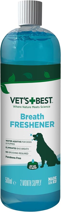 Vet's Best Dental Breath Freshener, White, 500 ml
