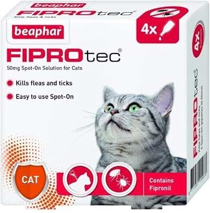 FB Beaphar Fiprotec for Cat, 4 Pipettes
