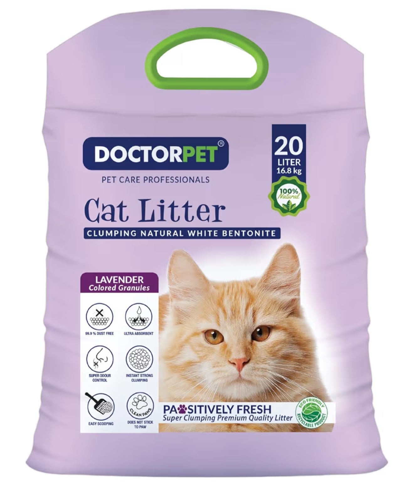 Dr Pet 20L lavender cat Litter