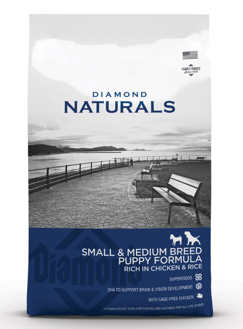Diamond Naturals Small and Medium Breed Puppy Rich in Chicken & Rice 2kg