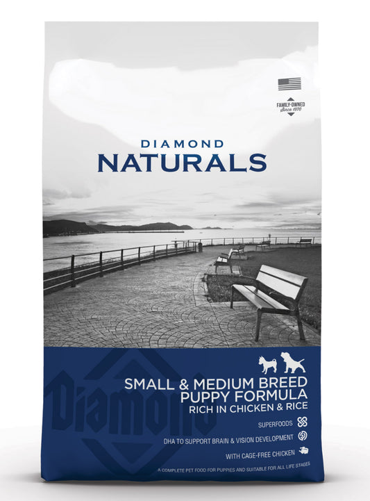 Diamond Naturals Small and Medium Breed Puppy Rich in Chicken & Rice 2kg