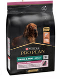 PRO PLAN SENSITIVE SKIN SMALL AND MINI ADULT, DRY DOG FOOD WITH SALMON, 3 KG