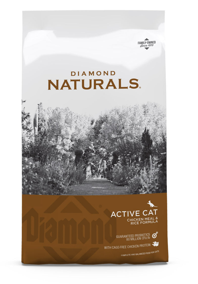 Diamond Naturals Active Cat Chicken Meal & Rice Formula 2,7kg