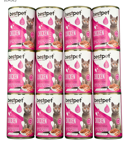 Bestpet Cat Kitten Wet Food Chicken In Gravy 400G X 24 Pc (CASE)