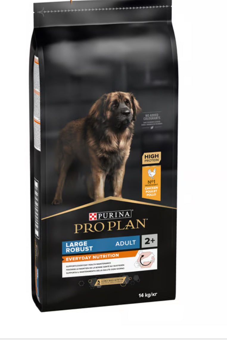 PRO PLAN EVERYDAY NUTRITION LARGE ROBUST ADULT , DRY DOG FOOD WITH CHICKEN, 14 KG