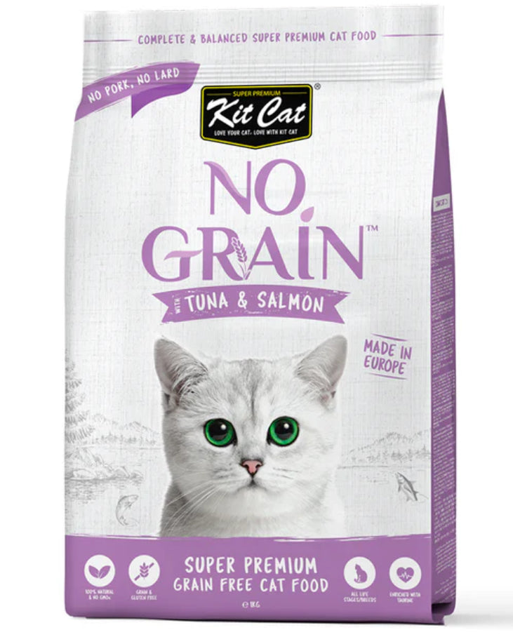 Kit Cat Dry Food with Tuna & Salmon – Nutritious 10KG Pack