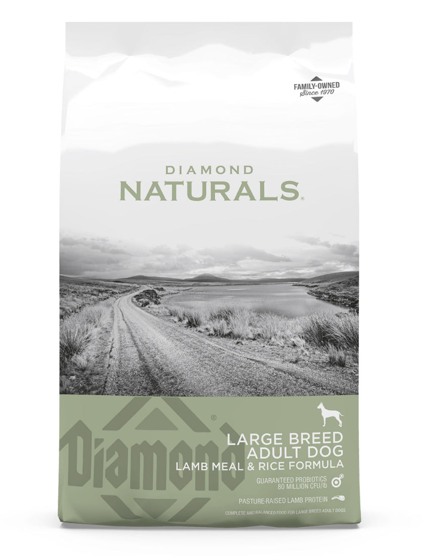 Diamond Naturals Large Breed Adult Dog Lamb Meal & Rice Formula 15kg