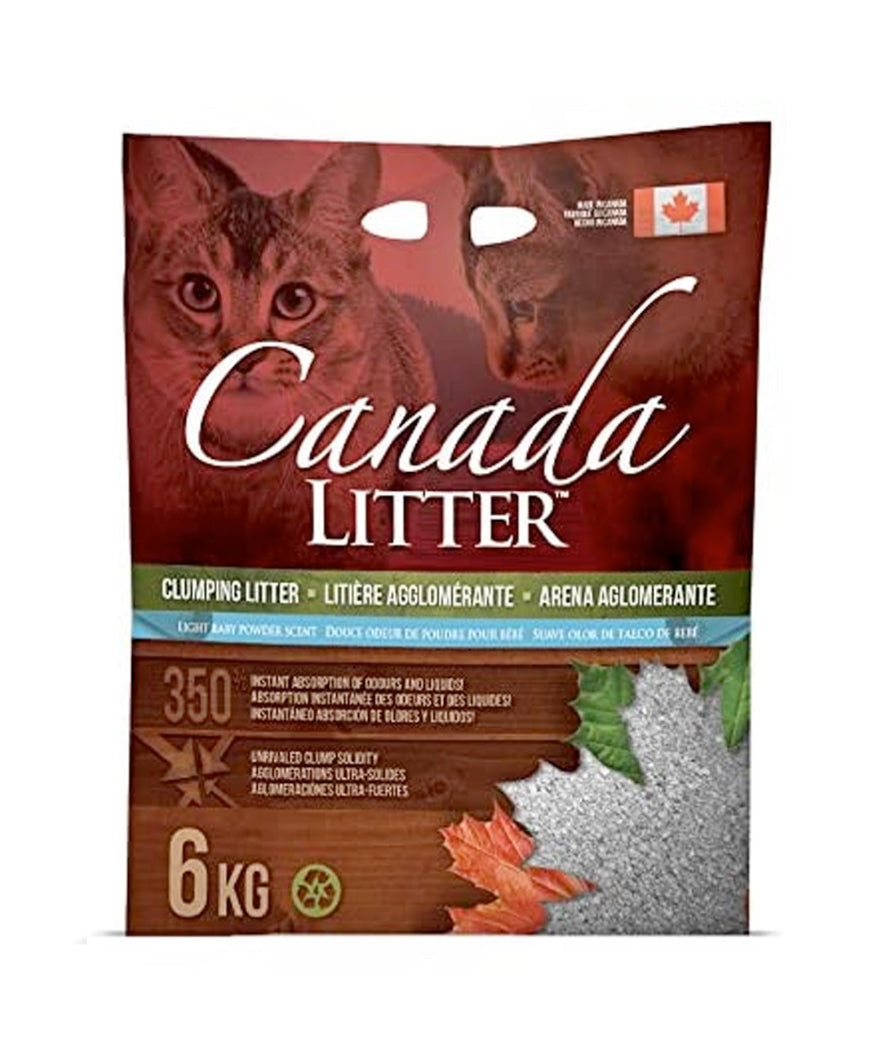 Canada Litter 6KG – Baby Powder