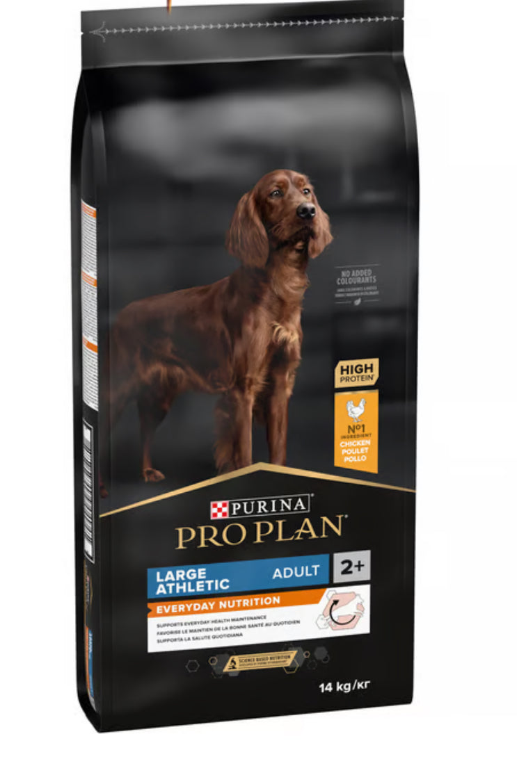 PRO PLAN EVERYDAY NUTRITION LARGE ATHLETIC ADULT, DRY DOG FOOD WITH CHICKEN, 14 KG