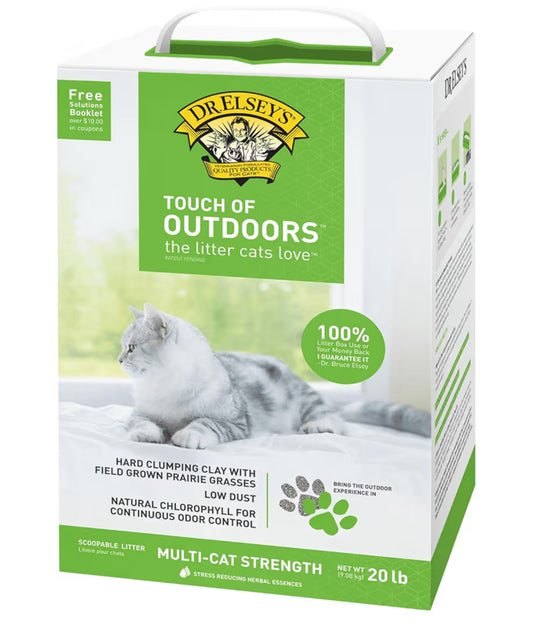 Dr. Elsey's Touch of Outdoors Litter Bag, 20 lb