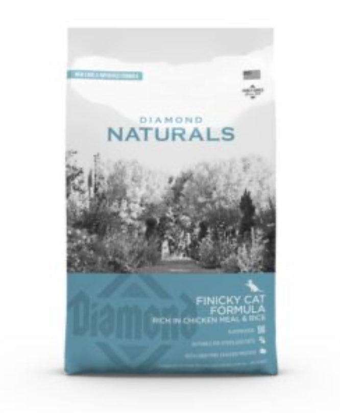 Diamond Naturals Finicky Cat Formula – Rich in Chicken Meal & Rice 1kg