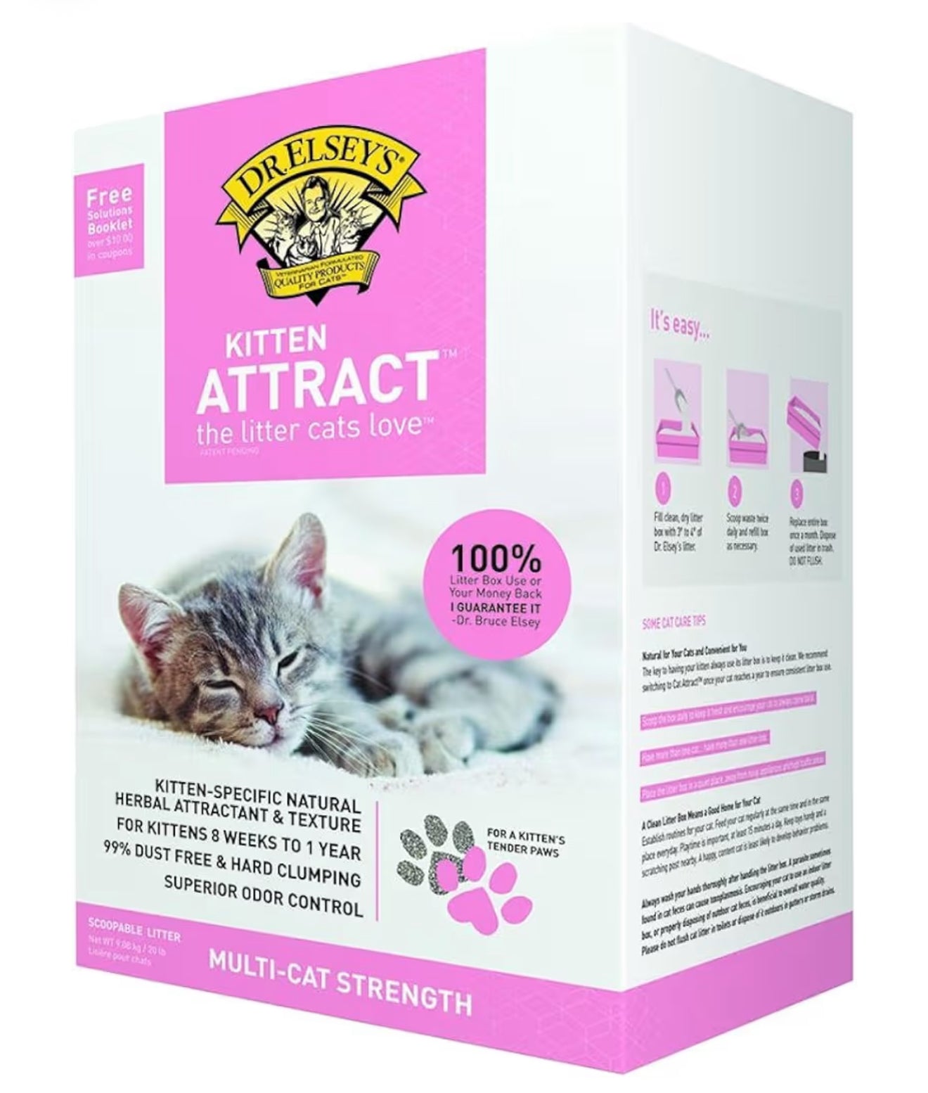 Dr. Elsey's Dr. Elseys Cat Attract Kitten Attract Litter, 9.08 Kg, 20 Lb