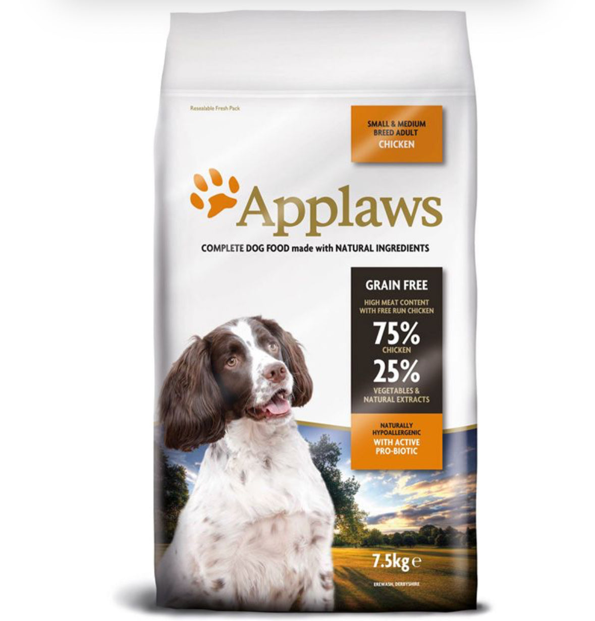 Applaws Chicken Small & Medium Breed Adult Dry Dog Food 2Kg