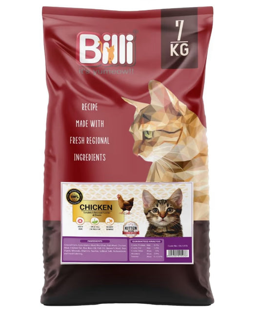 Billi Kitten Real Chicken Cat Food 7 kg
