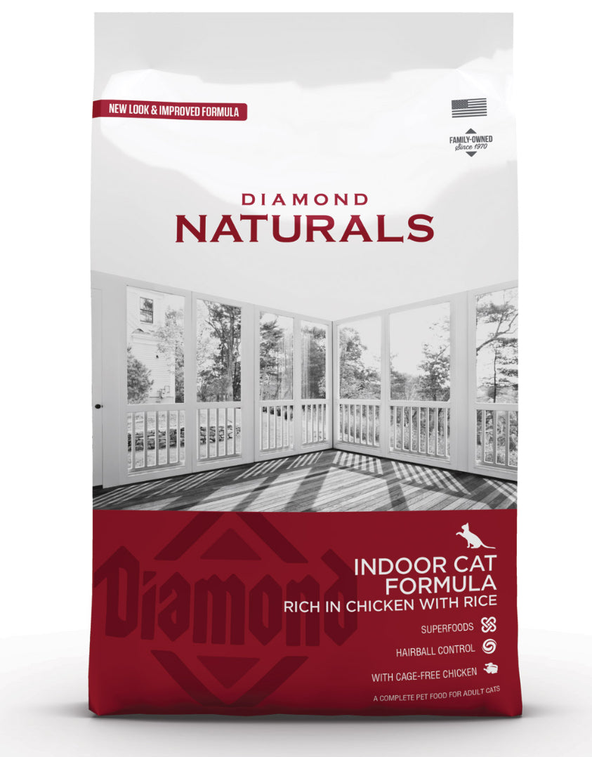Diamond Naturals Indoor Cat Chicken & Rice Formula 7,5kg