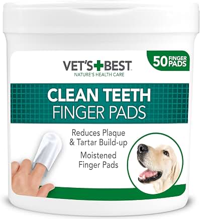 Vet's Best Clean Teeth Finger Pads 50Pads