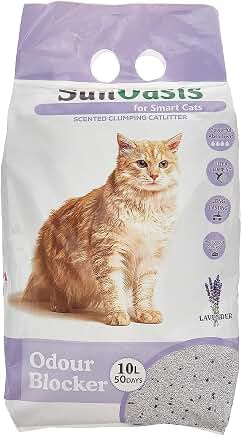 Sun Oasis Clumping Cat Litter Lavender Scented 10 L